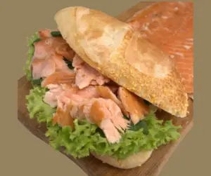 Warm gerookte zalm