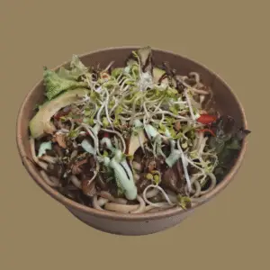 Noedel salade beef teriyaki