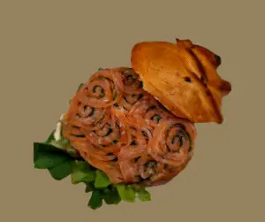 Carpaccio van gerookte zalm