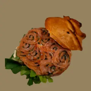 Carpaccio van gerookte zalm